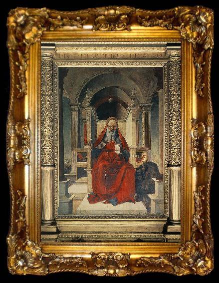 framed  COSTA, Lorenzo St Jerome dfg, ta009-2